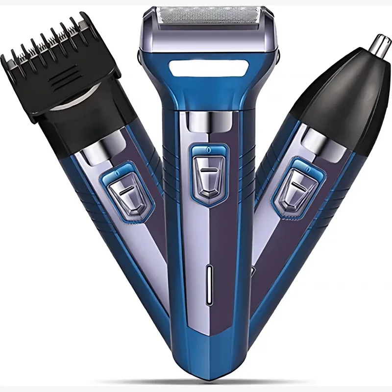 Kemei KM-6330 Electric Hair Clipper – 3-in-1 Rechargeable Grooming Kit