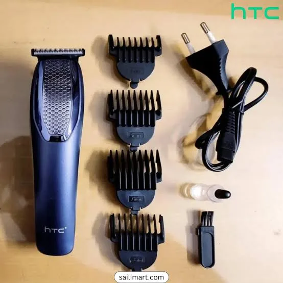 HTC AT-1210 Rechargeable Hair TrimmerHTC AT-1210 রিচার্জেবল হেয়ার ট্রিমার – চুল ও দাড়ি কাটার ট্রিমার – T-Precision Blade Beard & Hair Trimmer,